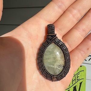 Wire wrapped pendant